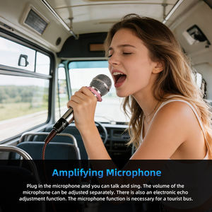 Autoradio 1 DIN para Camión/Autobús, 12-24V, con Bluetooth, USB, SD, FM, Amplificador de 4 Canales, Reproductor de MP3/DVD Multimedia con Micrófono - Product Image 3