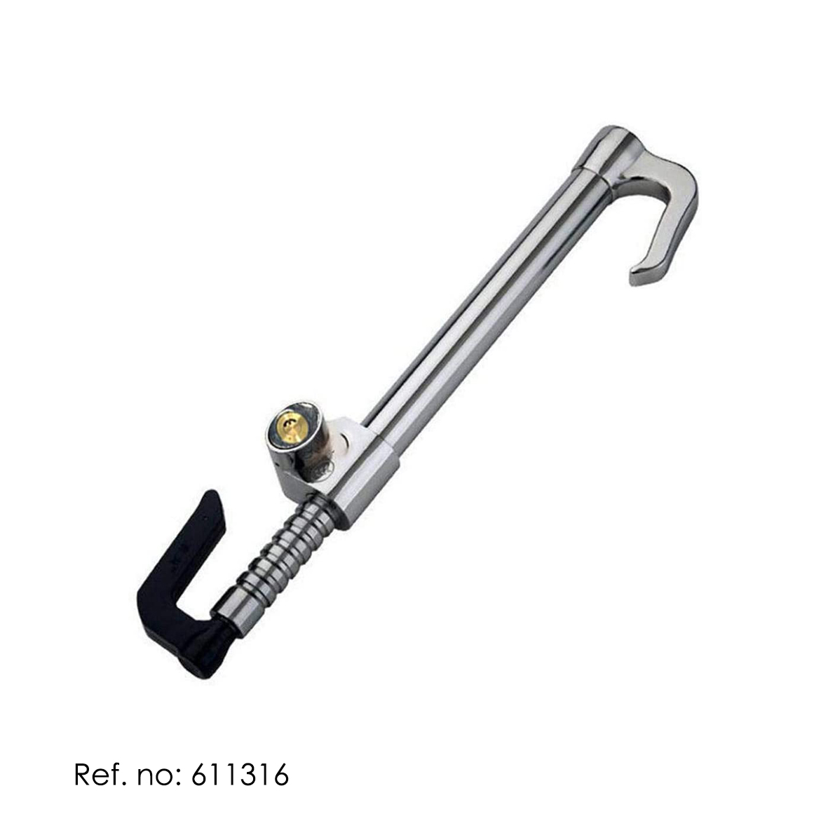 Автомобильный Телескопический Противоугонный замок 72 см, механический Противоугонный замок, замок для рулевого колеса автомобиля