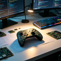 Carte PCBA de manette de jeu OEM personnalisée sans fil/filaire, assemblage de carte PCB pour manette de jeu PS4 PS5 Xbox Switch, circuit imprimé FR4