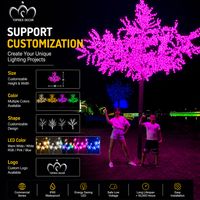 110V~240V Rosa LED-Kirschblütenbaum für Innenräume Wohnzimmer Hochzeit Hotel Einkaufszentrum Weihnachten LED-Feiertagsdekoration