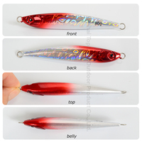 Tolure Vente Flash Leurres de Jigging Lent 60g 80g Lumineux pour la Pêche en Eau Salée