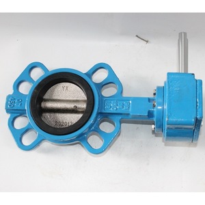 Vanne papillon Longyao Shuangyong Dn80 D371X 16Q avec revêtement en caoutchouc pour eau basse pression - Product Image 2