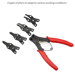 <span class=keywords><strong>4</strong></span> trong <span class=keywords><strong>1</strong></span> Snap Ring Kìm thiết lập để loại bỏ giữ lại clip circlip Snap Nhẫn cổ tay Pin Clip nội bộ bên ngoài circlips - Product Image 3