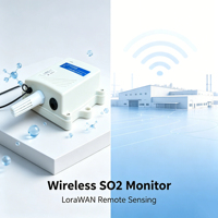 Détecteur de dioxyde de soufre SO2 LoRaWAN avec alarme sonore et maintien des paramètres après coupure de courant pour applications industrielles