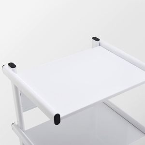 عربة صالون ذهبية حديثة مع أدراج خشبية خزانة سبا للتجميل على عجلات للصالون والحمام - Product Image 3