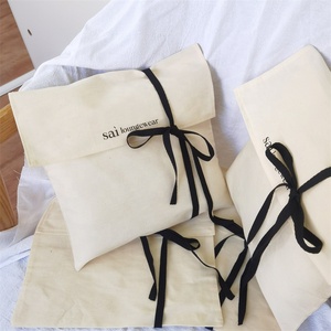 BSCI Custom Natural Color Cotton Muslin Envelope Cloth Packaging <b>Bag</b> Organic Cotton Envelope Garment <b>Dust</b> <b>Bag</b> - Product Image 3
