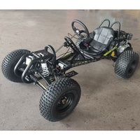 Go-Kart Todoterreno Monoplaza para Adultos, Motor a Gasolina de Alto Torque 420CC 15HP, Emoción Garantizada, con Embrague Húmedo, para Caminos de Tierra