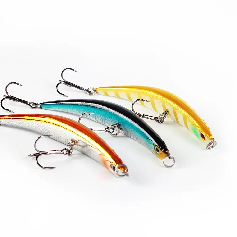 Ölüyor balık 86mm 7g yüzer Minnow balıkçılık Bait sert plastik 3d gözler yapay balıkçılık Bait yüzer Minnow cazibesi toptan