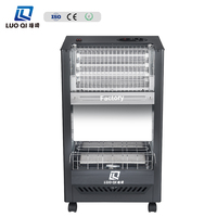 Chauffage portatif au gaz 4200W et électrique 1200W pour la maison d'hiver Chauffage au propane infrarouge de haute qualité avec roues en céramique