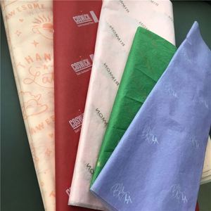 Custom Printing logo Personalised Gift <b>Wrapping</b> <b>Paper</b> Jumbo Roll Clothing Glitter Tissue <b>Paper</b> Packaging - Product Image 2
