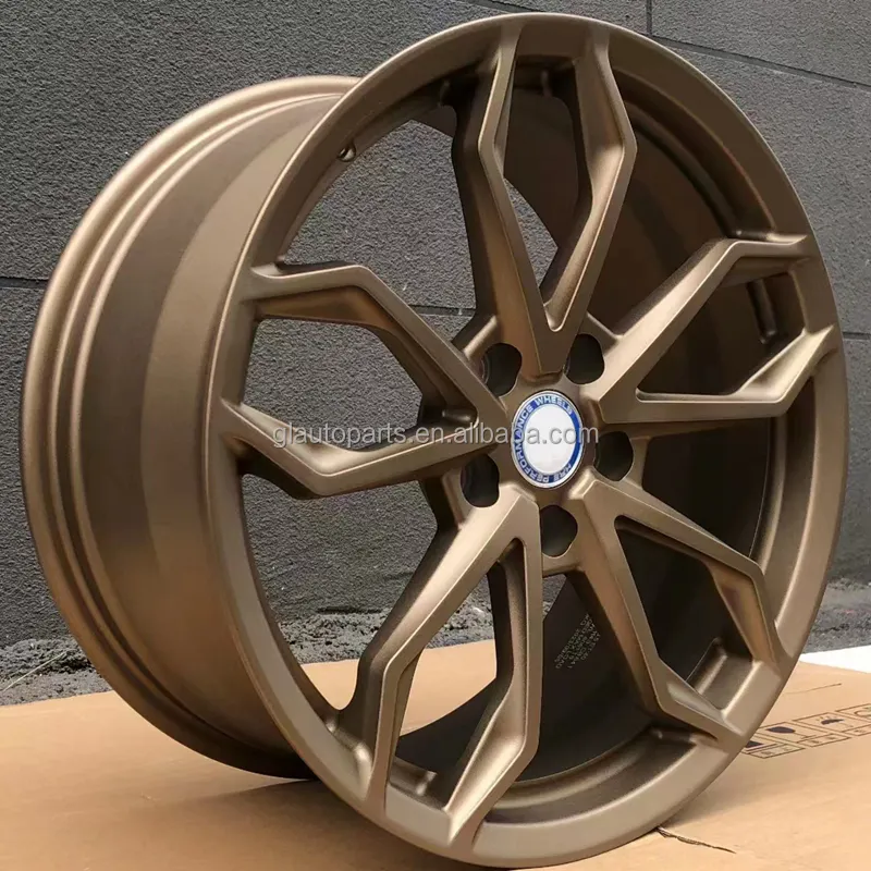 Toptan T6061 hafif bronz alaşım dövme tekerlekler 18 19 20 21 22 inç için Cadillac Benz için 5x110 5x114.3 5x120