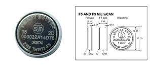 TM1972-F5กุญแจประจำตัว ibbutton เข้ากันได้กับ DS1972-F5ดัลลัส, IK bit ROM สำหรับคนขับและการควบคุมการเข้าถึงอุปกรณ์ - Product Image 6
