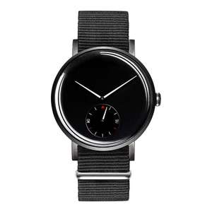 คุณภาพสูง Minimalist นาฬิกาบางโลโก้ที่กําหนดเองสายหนังนาฬิกา Quartz นาฬิกา Unisex - Product Image 2