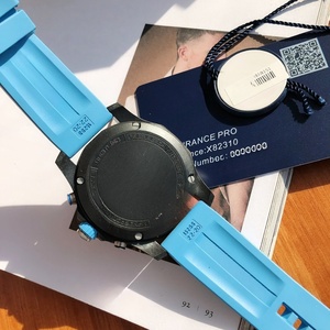 Montre de plongée sportive de haute qualité pour hommes, avec fonction chronométrage tendance, en acier inoxydable lumineux saphir - Product Image 5