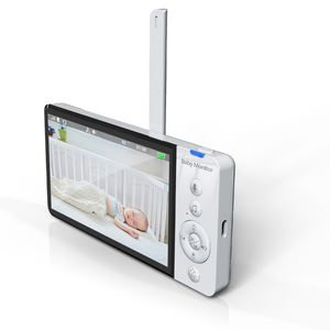 Audio bidirectionnel bébé moniteur double caméra détection de température Vision nocturne 5 pouces vidéo 2.4GHz sans fil Babyfoon bébé alarme - Product Image 4