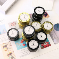 Bougie parfumée en cire de soja dans des boîtes métalliques Couleurs argent et or Sans fumée Écologique pour Noël Aromathérapie Cadeaux promotionnels