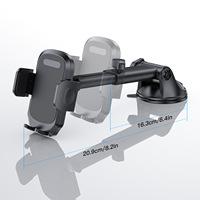 Support de téléphone universel étanche pour tableau de bord de voiture, ventouse pour tous les smartphones Google (matériel PS+silicone)