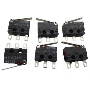 Micro-interrupteur miniature étanche à la poussière D2FD-2L1-1H avec fin de course à balancier - Product Image 1