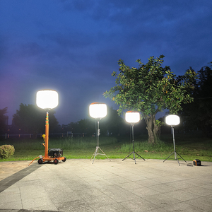 Torre de Iluminación LED Telescópica de 600W Ip54 con Generador de Energía y Diseño Patentado para Obras de Construcción y Sitios Mineros - Product Image 3