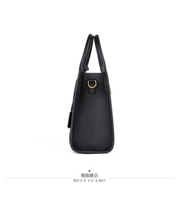 กระเป๋าโท้ทหนังแท้ขนาดใหญ่สำหรับผู้หญิง แฟชั่นใหม่ คุณภาพสูง กระเป๋าธุรกิจเรียบง่าย กระเป๋าสะพายไหล่ผู้หญิง - Product Image 4