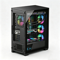 Boîtier de PC de jeu de haute qualité, tour d'ordinateur ATX, boîtier de CPU
