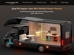 AF-P280-B phó Trạm điện gói lưu trữ máy phát điện di động cho cắm trại <span class=keywords><strong>4</strong></span> lần 2048wh ngoài trời Máy phát điện năng lượng mặt trời Trạm điện - Product Image 6