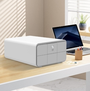 Nouvelle boîte de sécurité intelligente antivol pour armoire, coffre-fort biométrique à empreintes digitales pour bijoux, pour la maison et le bureau - Product Image 1