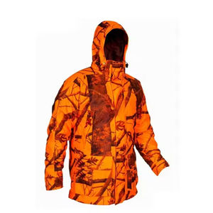 带兜帽的长迷彩夹克，适合猎鹿 - Product Image 5