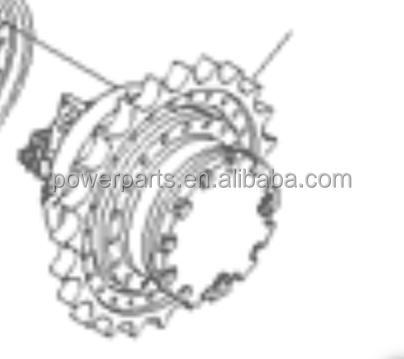 実録　鯨道５、６、８、９、１１ 9181123 9180731 ZX120 Hitachi Excavator Final Drive Parts