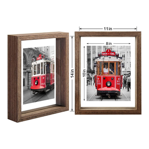 Çift taraflı cam yüzen resim çerçevesi 3D fotoğraf çerçevesi masa üstü veya duvara montaj - Product Image 2