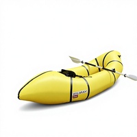 Modèles explosifs Packraft de kayak gonflable en PVC pour débutants pour la dérive en plein air Rafting en eau vive