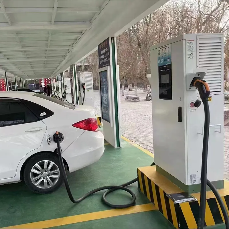 New energy electrical vehicle 60-600kw level 3 support gbt ev dc rapid charging station