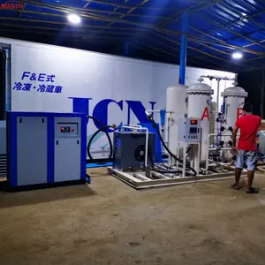 NUZHUO Modular Industrial Plant Oxygen For Welding High Efficiency 25nm3/h 97% O2 Generator With Cylinder Fill