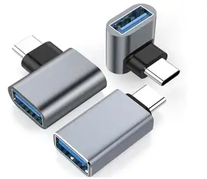 Adaptor USB C laki-laki ke USB A Female, konverter OTG untuk MacBook
