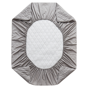 Coprimaterasso Impermeabile per Hotel e Casa, Disponibile in Misure Singola, Doppia, Queen e King, Colore Grigio - Product Image 4