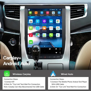 Autoradio GPS Navi multimédia avec écran vertical Android 12,1'' pour Toyota <span class=keywords><strong>Alphard</strong></span> <span class=keywords><strong>ANH20</strong></span> Elfa A20 2008-2014 Carplay - Product Image 4