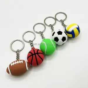 定制3D软聚氯乙烯钥匙扣橡胶钥匙圈提升您的品牌或运动团队