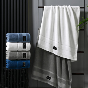 Ensembles de serviettes en coton pur Offre Spéciale Ensemble de serviettes de bain de luxe 100% coton avec <span class=keywords><strong>broderie</strong></span> <span class=keywords><strong>personnalisée</strong></span> - Product Image 2
