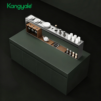 Armário Base para Ilha de Cozinha Kangyale com Sistema de Elevação Automática, Plataforma de Elevação Elétrica e Rack de Armazenamento com Elevação Elétrica