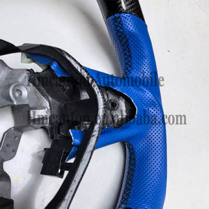 Volant de direction en cuir perforé en fibre de carbone, le plus populaire, pour Infiniti Q50 Q50l Q60 - Product Image 4