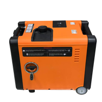 Kleiner Leiser Inverter 4000 Watt Benzin-Generator 220V/380V Haushaltselektrischer Mini-Benzin-Generator