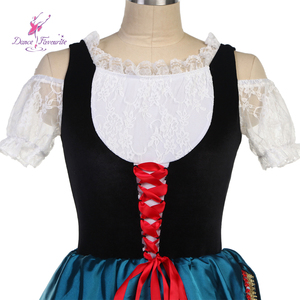 Costume da ballo romantico Tutu TARANTELLA di gruppo costumi da ballo per ballerine da ballo e da ginnastica - Product Image 5