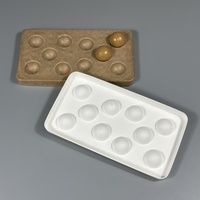 BonitoPak Bonbons en pâte à papier biodégradable moulés Boîte à chocolat Insert de plateau d'emballage