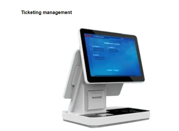 Sistema de gestión de tickets Pago sin contacto Sistema de tickets Pos Scenic Sistema de tickets de integración de hardware y software