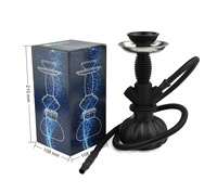 Mini chicha jetable en forme de pistolet arabe avec plastique givré pour fumer - Vente directe d'usine
