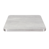 Conception carrée durable et élégante de dessus de table de restaurant commercial matériel de HPL