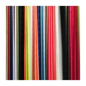 Kain Microfiber 100 poliester dicelup bahan tekstil pola strip timbul pemasok kain