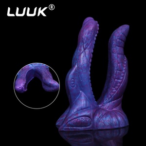 LUUK Blue Demon - Dildo Lésbico con Punto G, Juguetes Sexuales, Pene Realista de Lobo, Tapón Anal, Lengua Estimulante para Adultos, Productos de Masaje - Product Image 2