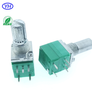 Haute qualité RV097 RK097 1k 2k 5k 10K 100k ohm 9mm 5 broches potentiomètre rotatif unique avec interrupteur - Product Image 1