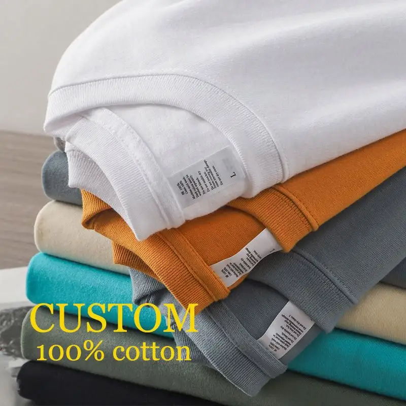 2022 verano alta calidad diseño de moda personalizado Camiseta 100% algodón ropa suave